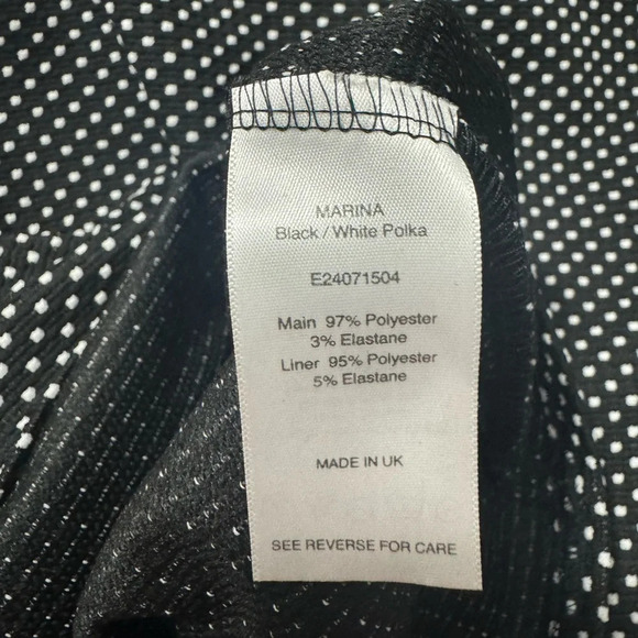 Lindy Bop Marina Dress Polka Dot Size M - Picture 10 of 11